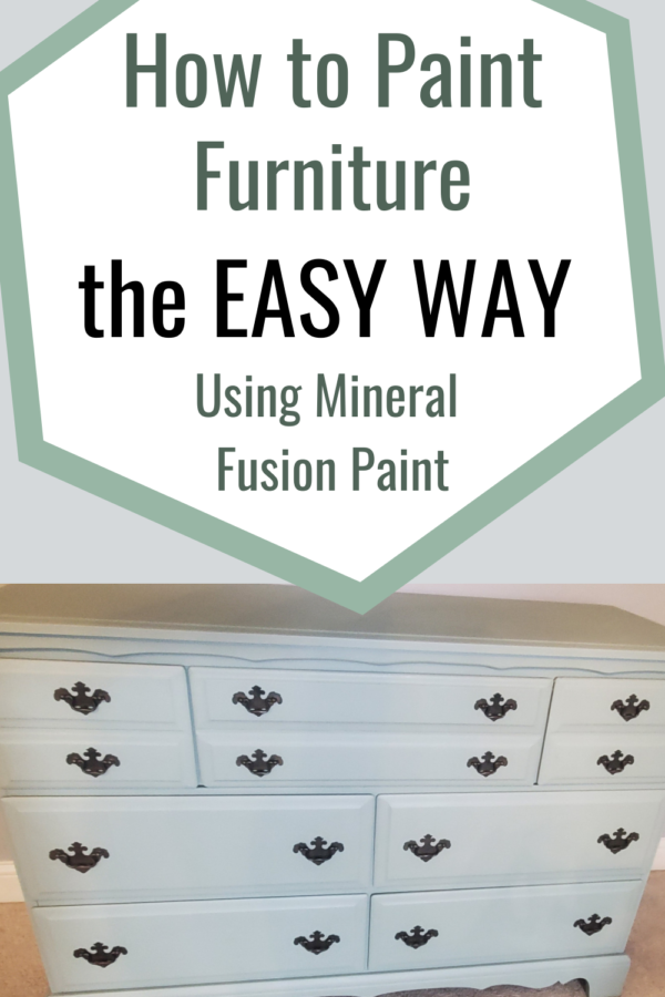 The Super Easy Way to Update a Dresser Using Fusion Mineral Paint!