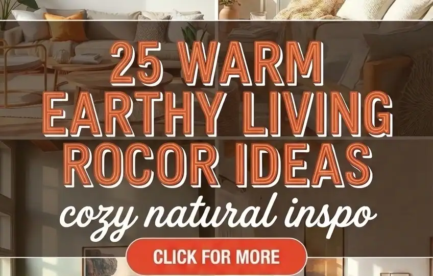 25 Cozy Earthy Living Rooms You’ll Love